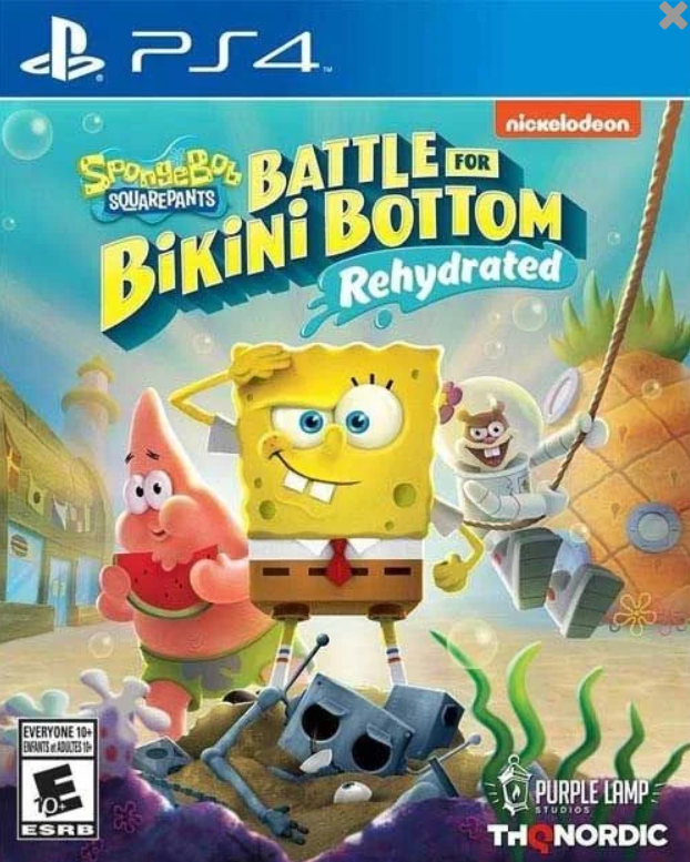 Bob Esponja - Calça Quadrada (PS4) - Capa